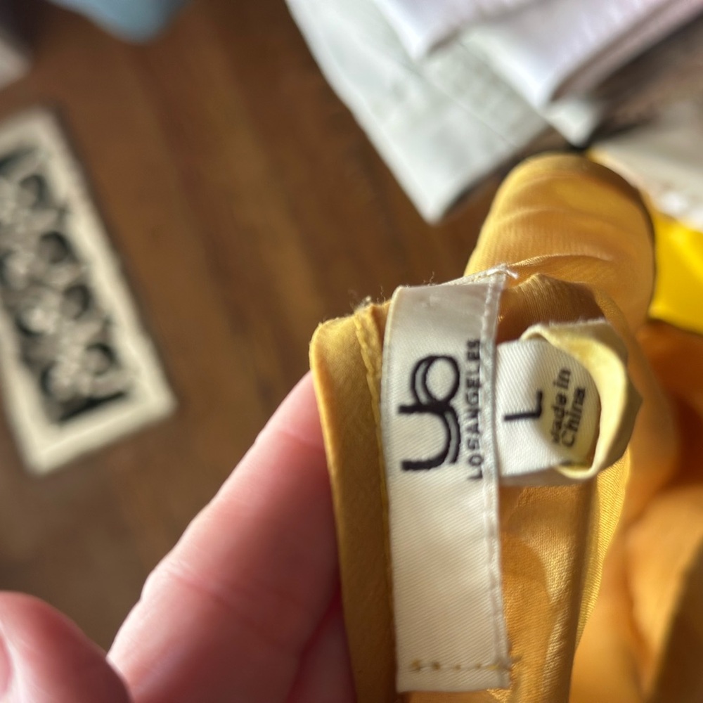 Ya Yellow Asymmetrical Ruffled Tank Top - Picture 4 of 4